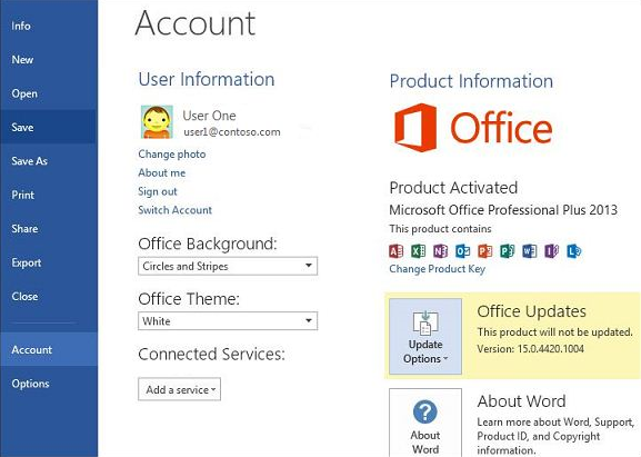 Check for updates to any Microsoft account-related apps
Install any available updates