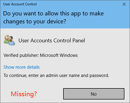 Click Yes when prompted by User Account Control.
Try downloading again to see if the issue is resolved.
