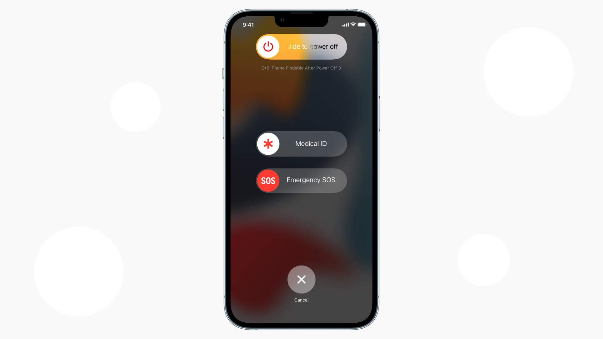 Disconnect your iPhone from the PC.
Turn off your iPhone by pressing and holding the power button until the slider appears.