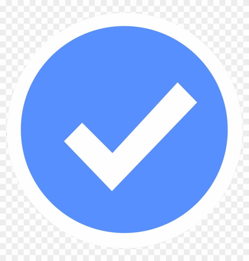 Facebook logo with checkmark indicating quality standards