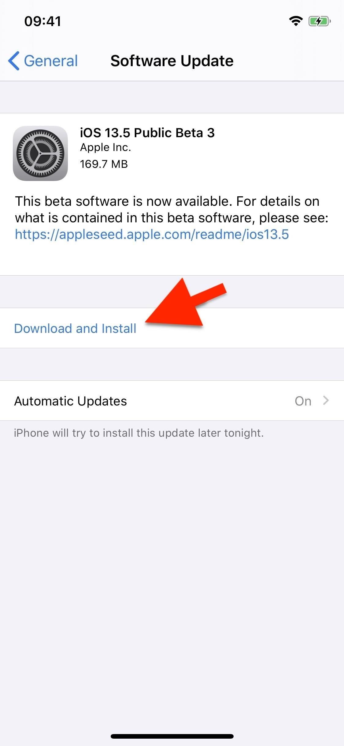 Go to Settings and select Software update.
Click on Download and install to update your phone to the latest software version.