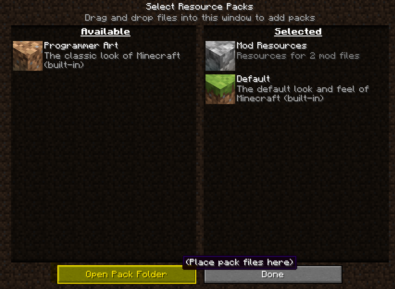 If you have any mods or resource packs installed, try disabling them.
Launch Minecraft and go to the "Options" menu.