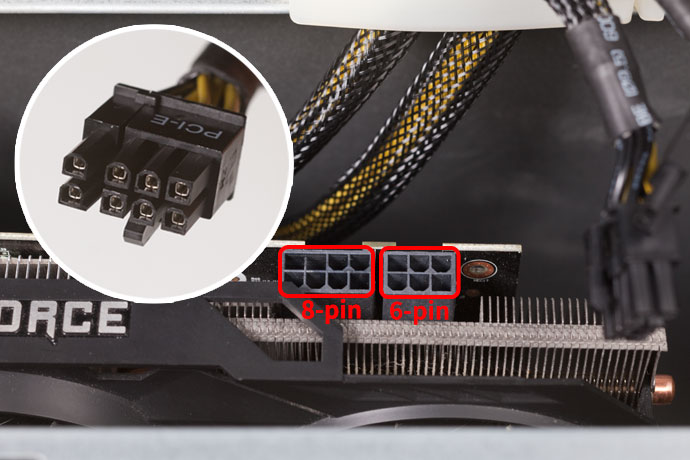 Make sure the GPU is properly seated in the PCIe slot.
Ensure the power cables are securely connected to the GPU and power supply.