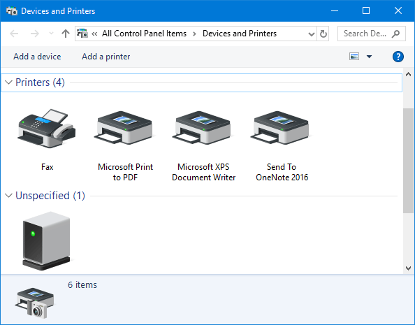 Open the Control Panel on your computer.
Click on "Devices and Printers" or "Printers and Scanners".