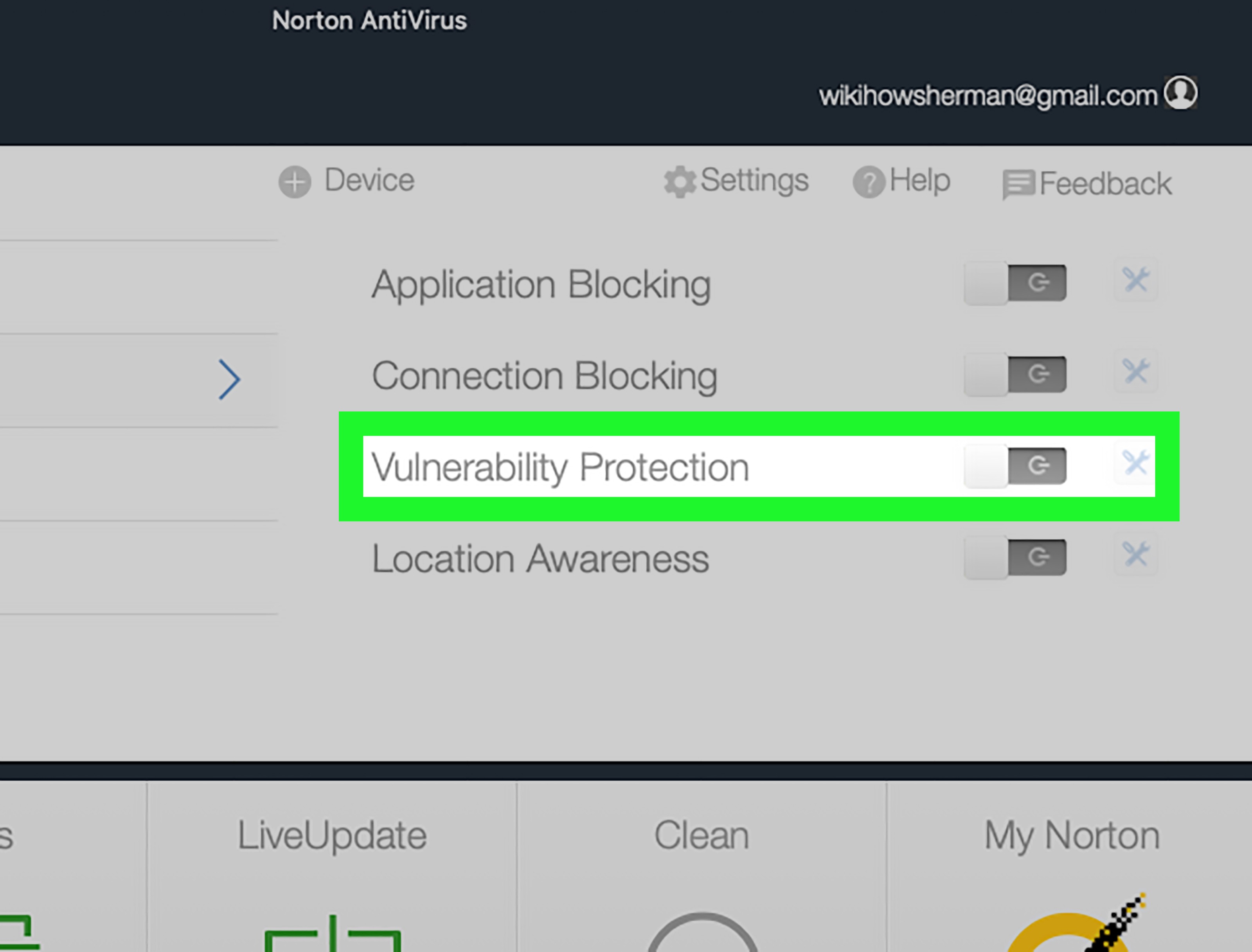 Open your antivirus or firewall software.
Locate the option to disable or turn off the software temporarily.