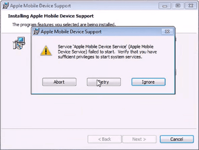 Outdated Apple Mobile Device Support
Corrupted Apple Mobile Device drivers