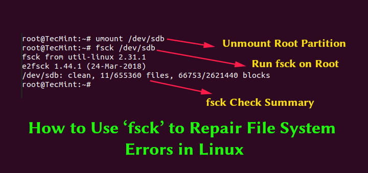 Perform a file system check using the fsck command.
Check for any recent software updates and apply them.