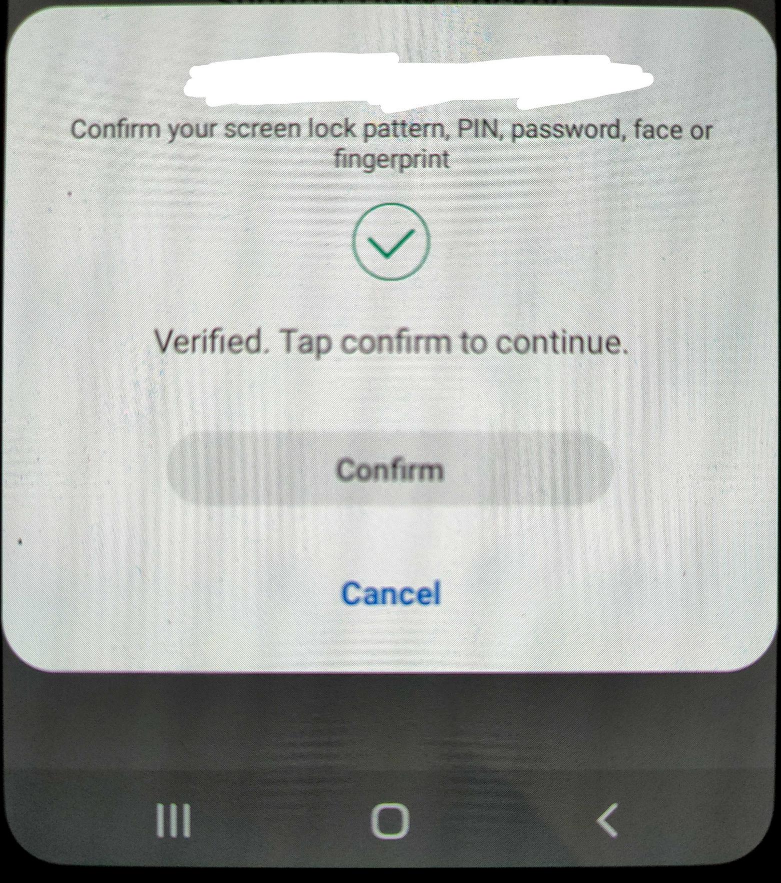 Read the information on the screen and tap "Reset" to confirm.
Enter your password or PIN if prompted.
