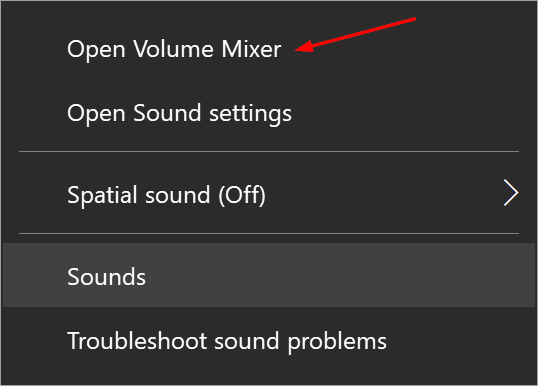Right-click on the volume icon in the taskbar and select "Open Volume Mixer".
Check if the volume for Windows Media Player is muted or set too low and adjust it accordingly.