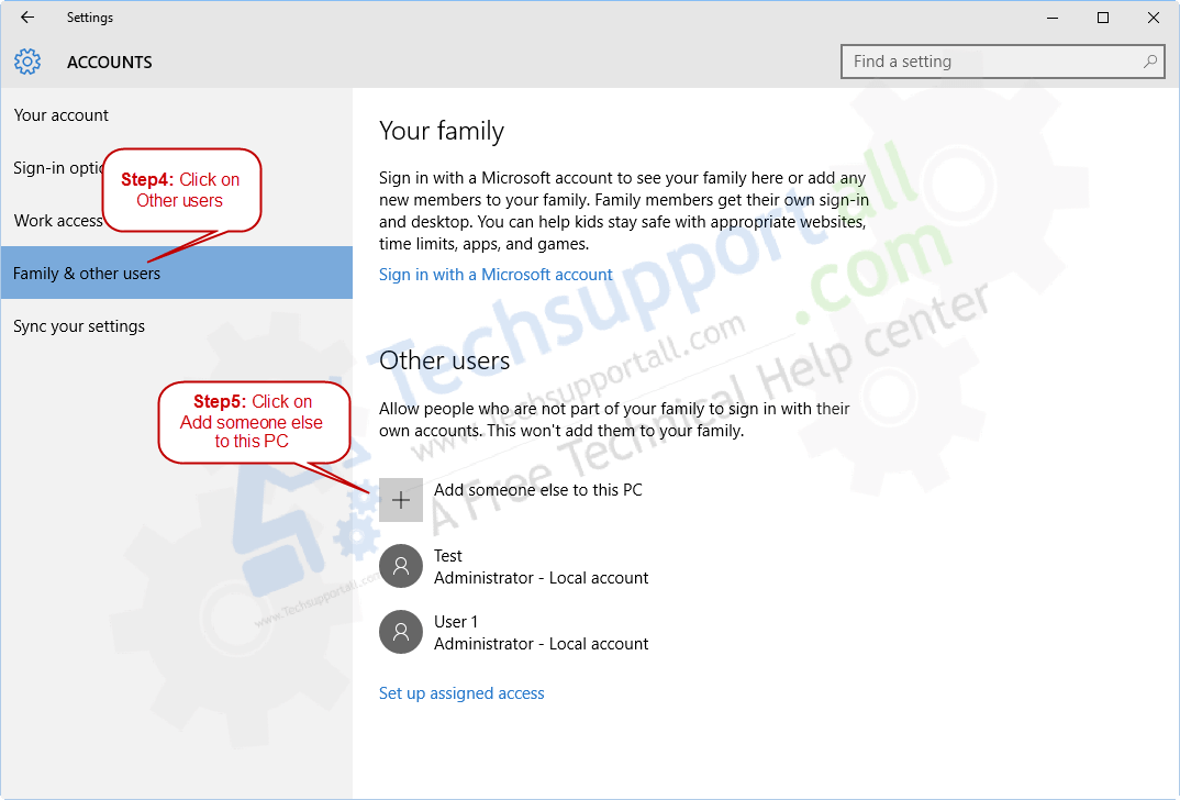 Step 3: In the User Accounts window, click on the "Create a new account" link.
Step 4: Enter a unique username for the new account in the provided field.