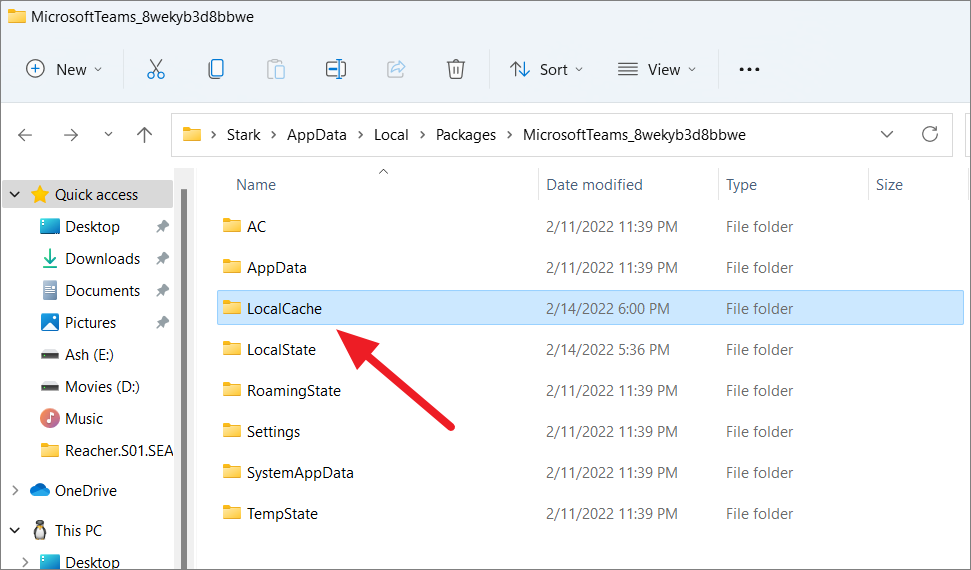 Type %appdata%\Microsoft\Teams and press Enter.
Delete all the files and folders in the Teams folder.