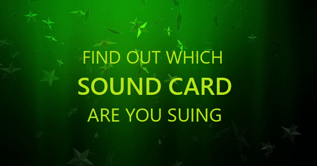 Visit the website of the sound card manufacturer.
Search for the appropriate drivers for your sound card model.