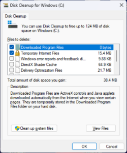 Windows system files